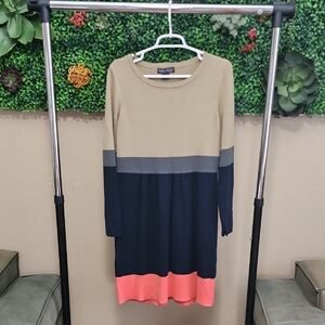 Jessica Howard Multicolor Long Sleeve Dress